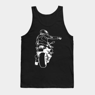 Motorbike bike motor scooter fire chair machine race Tank Top